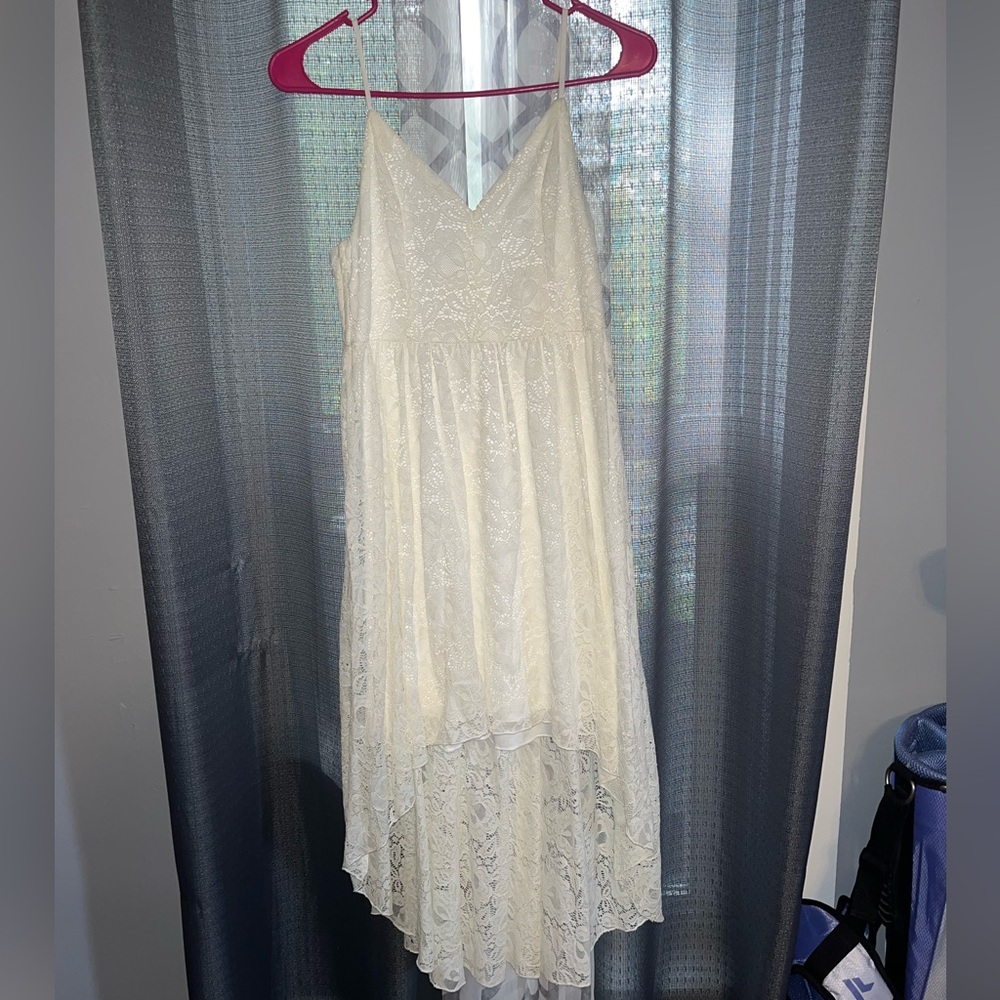 Lace High Low Dress